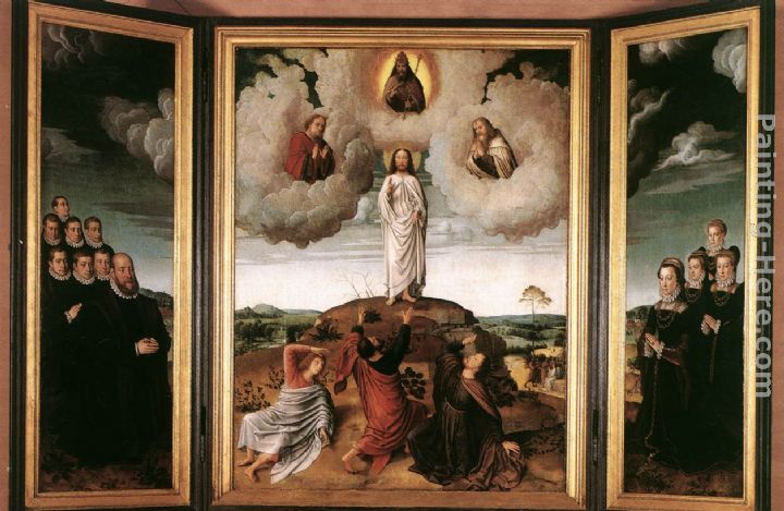The Transfiguration of Christ painting - Gerard David The Transfiguration of Christ art painting